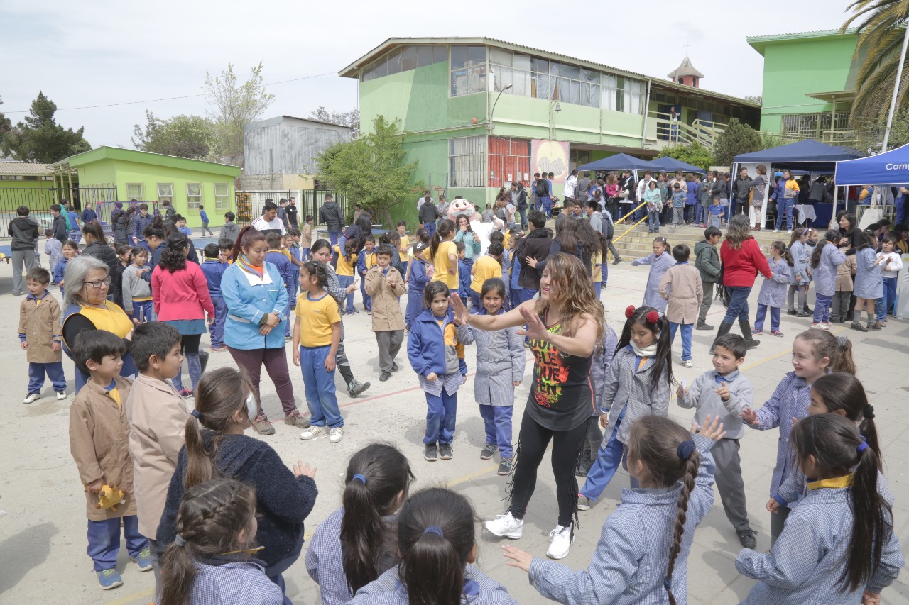 Se realizó una positiva jornada en Quilpué con Feria de Convivencia Escolar Saludable en Quilpué