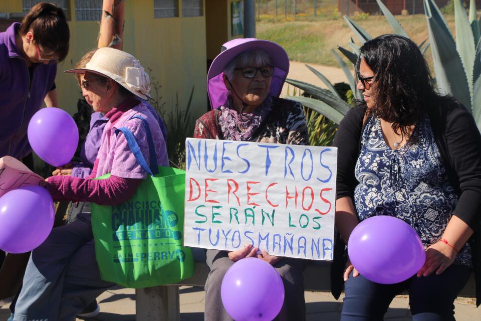 Concón: Adultos mayores realizaron caminata por sus derechos