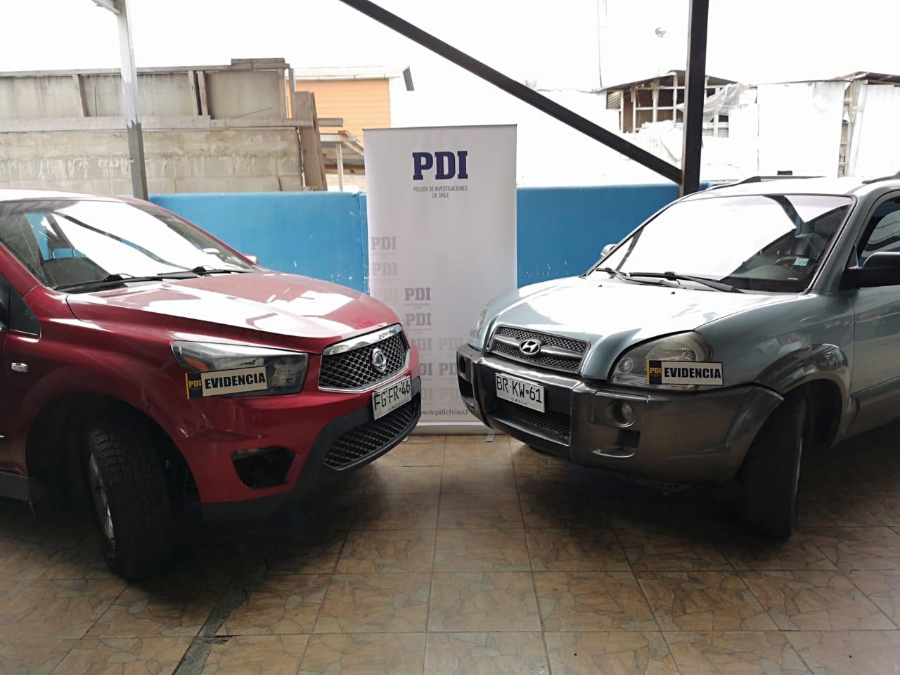 PDI de La Calera recuperó dos vehículos que registraban encargo por robo