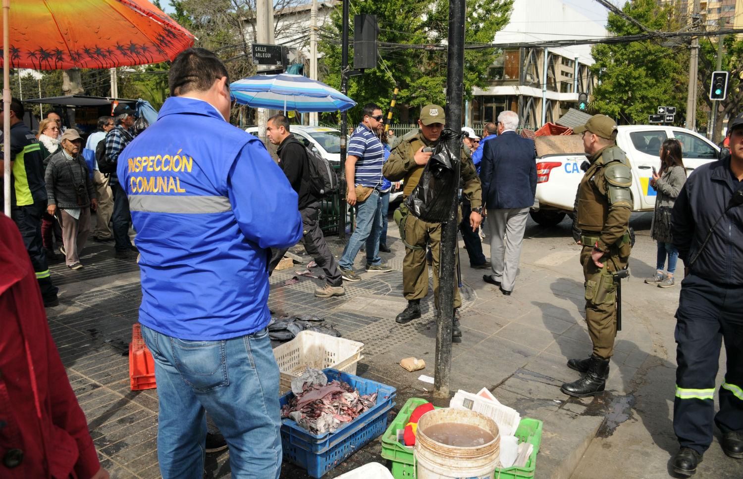 Viña del Mar: Operativo contra el comercio ilegal en calle Quillota dejó 8 detenidos
