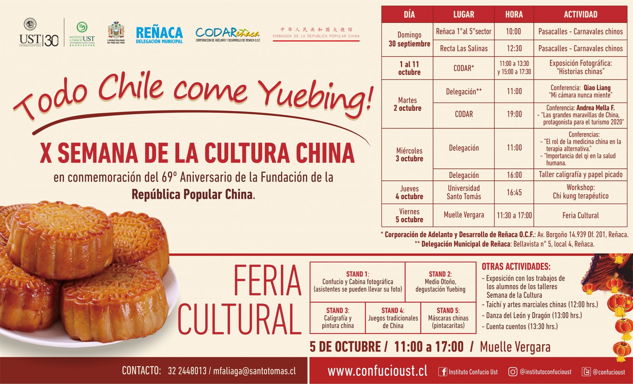 En Reñaca y Viña del Mar: Se celebra la X Semana de la Cultura China