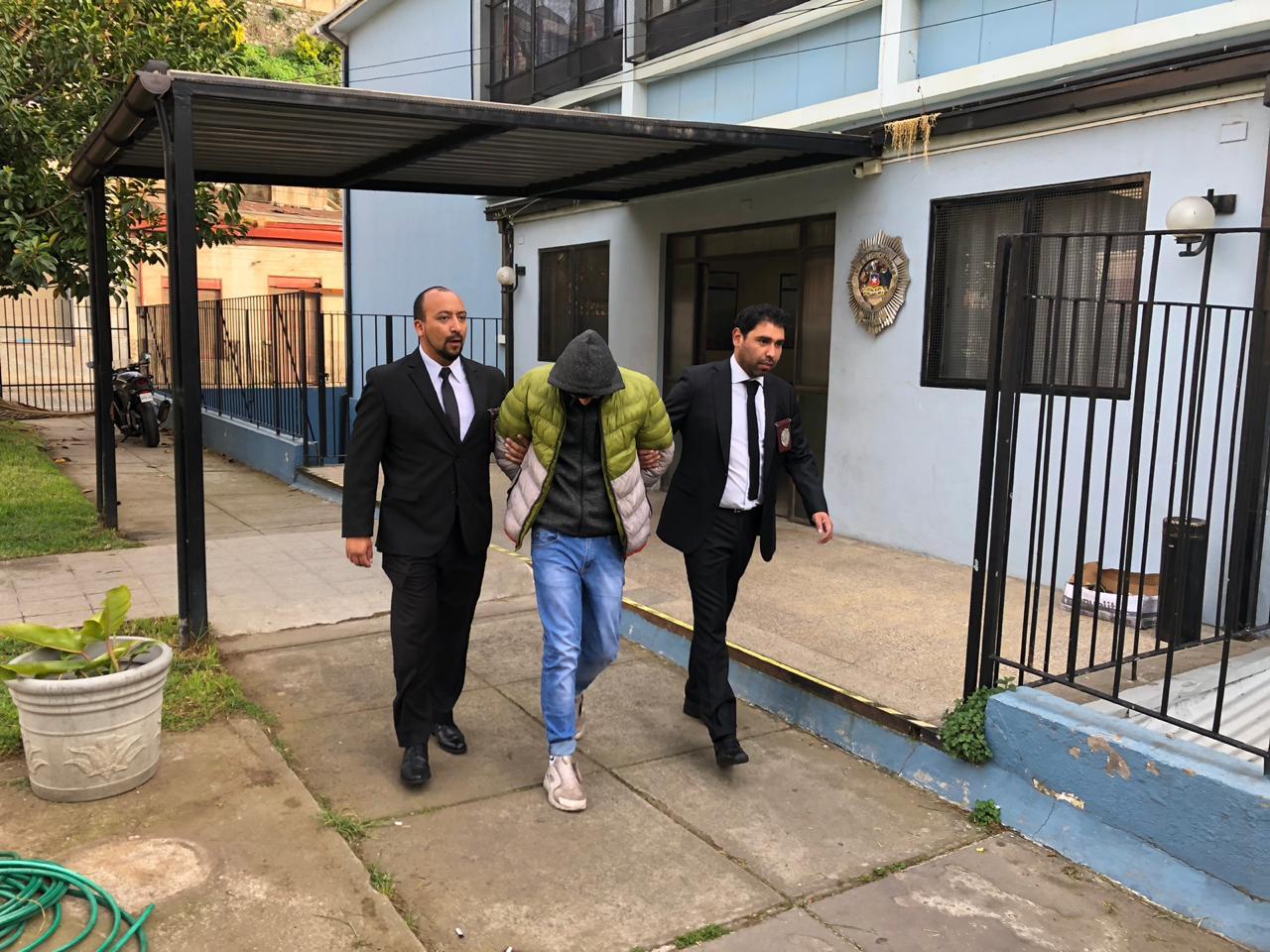 PDI de Valparaíso captura a autor de robos con intimidación