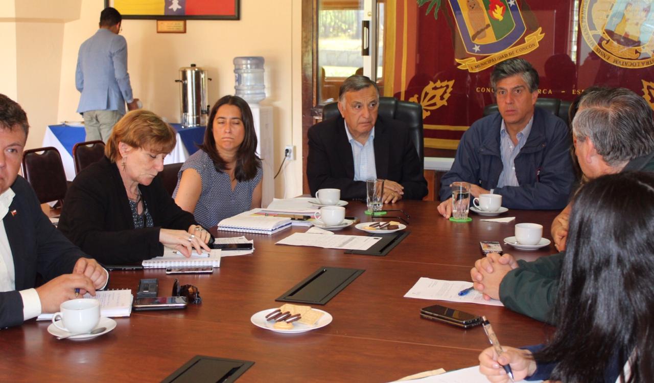 Municipio de Concón y autoridades gubernamentales avanzan en proyecto  intersectorial que busca la recuperación de sector La Isla