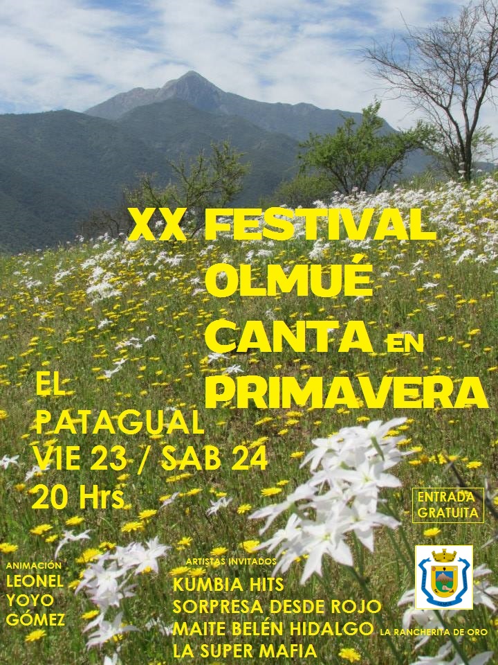 Ya está todo listo para el vigésimo Festival Olmué Canta en Primavera