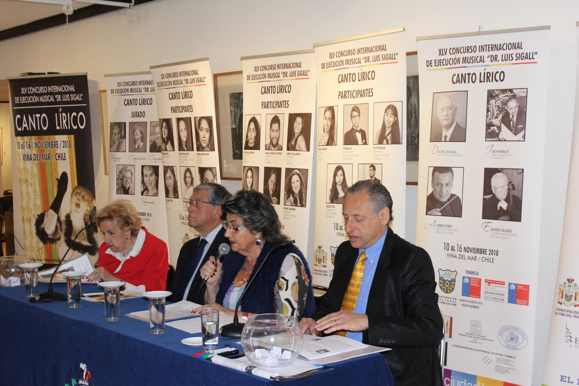 Cantantes de 8 países participarán en XLV Concurso Internacional de Ejecución Musical “Dr. Luis Sigall”