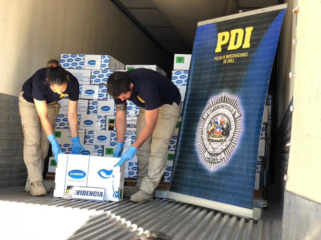 Los Andes: PDI recupera camión y carga robada por banda criminal