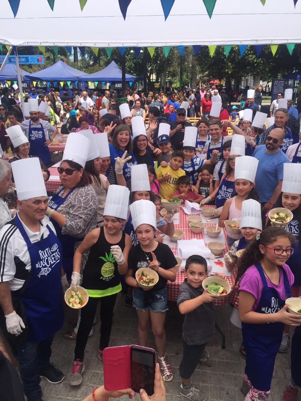 Quillota: Cerca de 100 mil personas participaron de Ruta de las Caletas con clases de cocina y degustaciones de recetas marinas