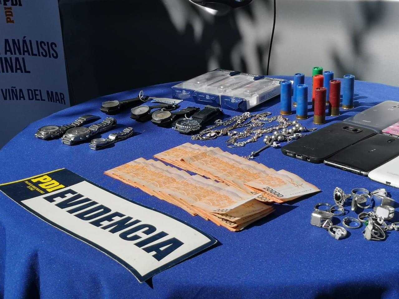 PDI Viña del Mar detiene a tres sujetos que se hacían pasar por policías