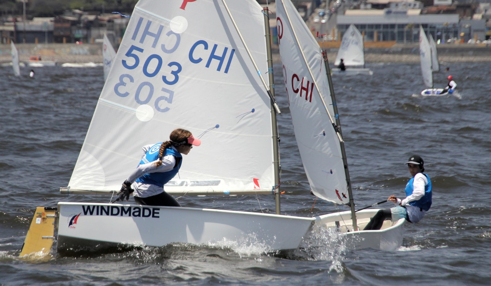 En Algarrobo comenzó selectivo final para Sudamericano de Veleros Optimist