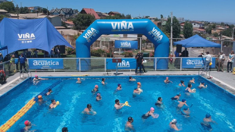 Viña del Mar: Nuevos cursos debutan en Programa Municipal de Actividades acuáticas 2019