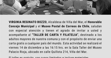 Adultos mayores podrán enviar una carta gratis a cualquier parte del mundo en taller de cartas y filatelia en Palacio Rioja