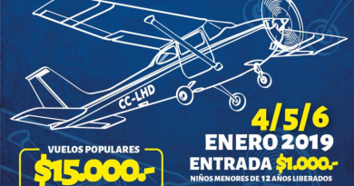 Club Aéreo Naval de Concón realizará Festival Aéreo del 4 a 6 de enero