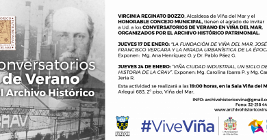 Viña del Mar: Destacados investigadores participarán en Conversatorios de Verano del Archivo Histórico