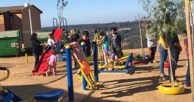 Plaza de Gómez Carreño ahora cuenta con máquinas para hacer ejercicio