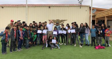 Más de 200 niños de Concón sobrevolaron la comuna durante el 2018