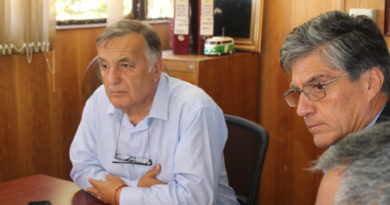 Autoridades Coordinan avance de obras en Rotonda Concón