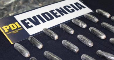 Valparaíso: PDI incauta droga avaluada en más de 40 millones de pesos en Laguna Verde