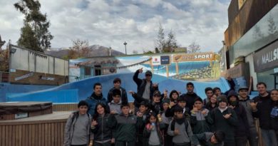 Papudo: Delegación de alumnos vivieron lúdica jornada en Mall Sport