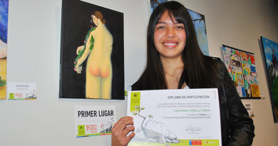 Alumna de Colegio Montesol de Quilpué ganó el III Concurso Regional de Pintura Escolar Santo Tomás