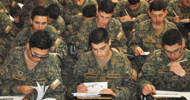 Viña del Mar: 200 conscriptos del Ejército de Chile rindieron Ensayo PSU