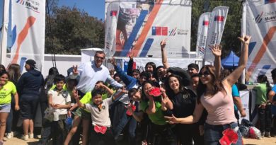 Instituto Nacional de Deportes organizó masivo festival deportivo recreativo en Colegio Tierra del Fuego de Quillota