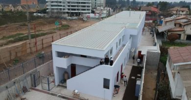 Finalizan construcción del cuartel de los bomberos de Reñaca