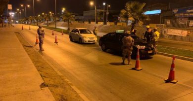 Viña del Mar: Apoyan controles sanitarios con drones y apoyo de seguridad ciudadana