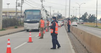 Control sanitario en Subida Alessandri sorprendió viñamarinos
