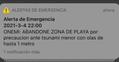 Implementan protocolo preventivo ante posible tren de olas en la costa de la región de Valparaíso