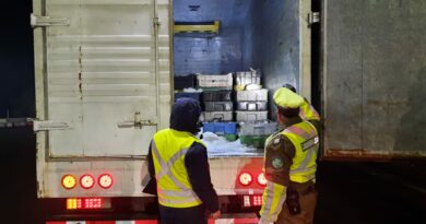 Sernapesca Valparaíso incautó más de 40 toneladas de recursos pesqueros en ruta 5 Sur