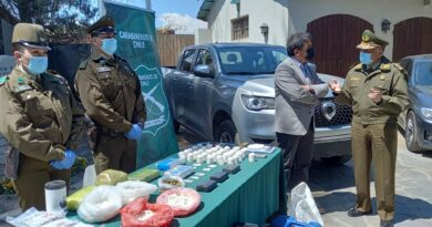 Desbaratan laboratorio clandestino de drogas en San Esteban