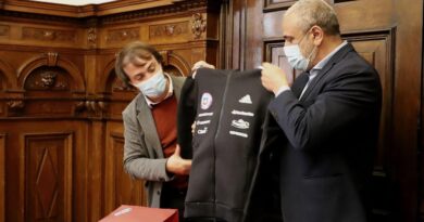 Sharp recibe a Pablo Milad y establecen potenciar el fútbol porteño