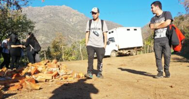 UPLA realiza trabajo territorial en Colliguay para levantamiento de información cartográfica