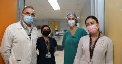 Especialistas del Van Buren utilizaron por primera vez piel de donante vivo