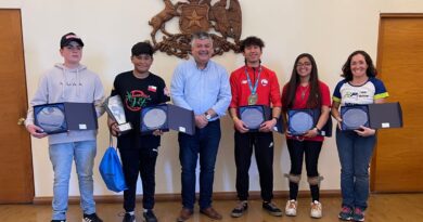 Galardonan a deportistas de Limache por su rendimiento en campeonatos nacionales e internacionales.