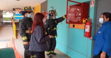 Jardín infantil de Quilpué realiza simulacro de incendio