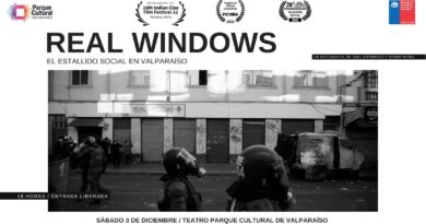 “Real Windows”: documental sobre el estallido social en Valparaíso se exhibe en el Parque Cultural de Valparaíso.