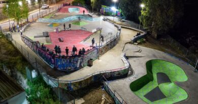 Skatepark Viña: Con nueva imagen y luminaria para mayor seguridad reimpulsan clases gratuitas
