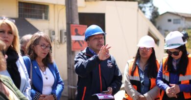 Alcalde Freddy Ramírez supervisó avances en trabajos del sistema de drenaje de aguas lluvias en Concón