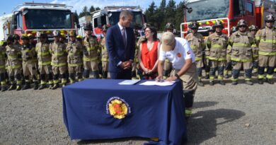 Bomberos de Viña del Mar y Valparaíso reciben donación de Material Menor de parte de USAID, Oficina de la Embajada de Estados Unidos