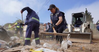 Refuerzan limpieza en bateas de Laguna Verde para evitar microbasurales e incendios