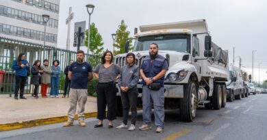 Camión con donaciones de vecinos y vecinas de Quilpué y Villa Alemana partió rumbo al Sur