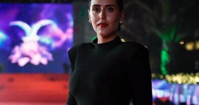 La alcaldesa Macarena Ripamonti lució vestido basado en la reutilización de la ropa e inspirada en la famosa escritora María Luisa Bombal