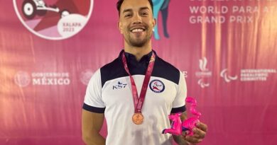 Paratleta Felipe Maturana debutó con doble medalla en competencia internacional.