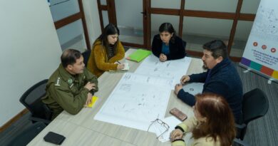 Municipio Abierto de Quilpué y Carabineros se preparan para circuito de 32 cámaras nuevas que tendrá la comuna.