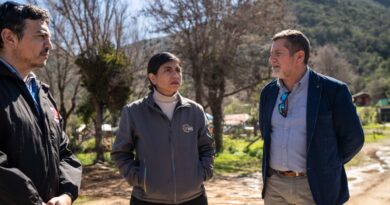 Realizan fiscalización de trabajos de mejoramiento de ruta a Colliguay tras sistema frontal.