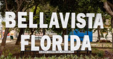 Barrio Bellavista-Florida inauguró letras volumétricas para potenciar el turismo y desarrollo económico en los cerros porteños.