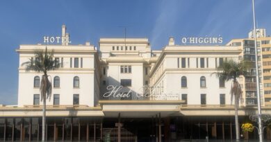 Ex Hotel O'Higgins, Viña del Mar. Nueva sede del Departamento de Tránsito para trámites de Licencias y Permisos de Circulación.