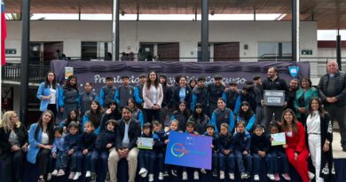 Escuela Ulda Aracena González de Nogales celebra Energy Challenge 2025. Estudiantes y autoridades reciben kits fotovoltaicos.