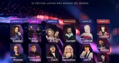 Parrilla oficial #Viña2026: Artistas musicales y humoristas como Kramer, Pastor Rocha, Gloria Estefan, Juanes, por día.